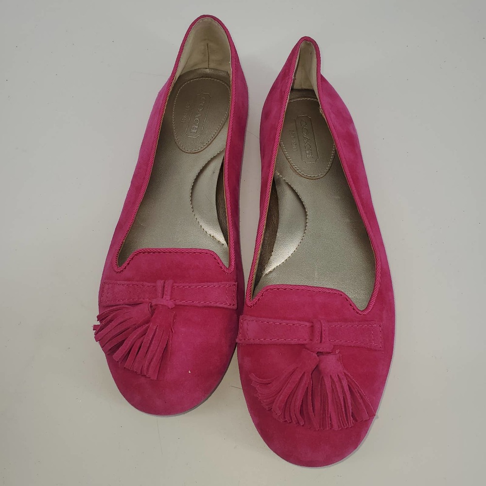 Coach Deedra q1753 Pink Flats Womens 6 - Picture 10 of 12